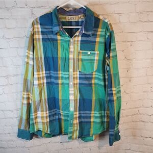 Men's 1897 longsleeve button-down shirt, size XL